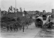 Marching through Bapaume